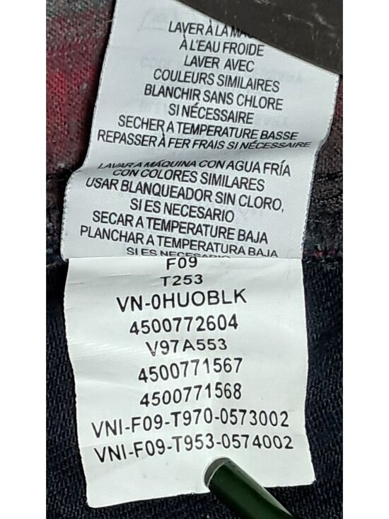 Y2K Vans Johhny Layton Pants Mens Size 32 Off The Wall Chino Straight Leg Black - Picture 9 of 10